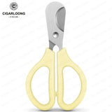 Ciseaux Coupe-Cigare Multicolore en Acier Inoxydable Cigarloong