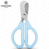 Ciseaux Coupe-Cigare Multicolore en Acier Inoxydable Cigarloong