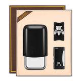 Ensemble Allume-Cigare et Coupe-Cigare en V, Écrin Cuir Voyage Cigarloong
