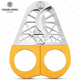 Ciseaux à Cigares Coupe-Ligatures Lisses en Acier Inoxydable, Portable, Nouveau Modèle Cigarloong