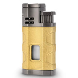 Allume-Cigare 3 en 1, Flamme Coupe-Vent, Poinçon, Porte-Cigare Multifonctionnel Cigarloong