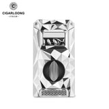 Allume-Cigare Gonflable Cinq en Un Diamant, Coupe-Vent, Perforateur à Ciseaux en V Cigarloong