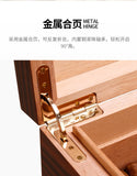 Humidificateur en Bois de Cèdre Naturel, Boîte de Collection de Cigares Moelleux de Grande Capacité - Cigarium™