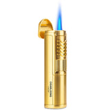 Ensemble d'Outils pour Cigares, Plateau avec Perforateur, Briquet Coupe-Vent Cigarloong