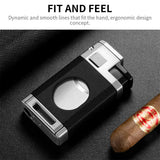 Allume-Cigare 2 en 1 Coupe-Cigare Multifonctionnel, Coffret Cadeau Cigarloong