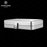 Humidor à Cigares en Aluminium Léger et Portable, Doublure Cèdre Scellée, Lot de 10 Cigarloong