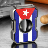 Coupe-Cigare Mini Portable de Voyage en Forme de V, Lame Tranchante en Acier Inoxydable, Modèle Exquis Cigarloong