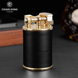 Ensemble Briquets à Cigares Coupe-Vent, Flamme Bleue Unique, Luxe Portable Cigarloong