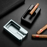 Cendrier à Cigares Portable en Métal, Porte-Cigare Grand Calibre, Fente Unique Cigarloong