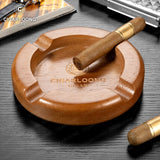 Cendrier Cigares Bois Massif 4 Fentes - Cigarium™