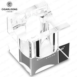 Porte-Cigare de Grand Calibre, Fente Dédiée Multifonctionnelle, Verre Plat et Vertical, Mini Portable Cigarloong