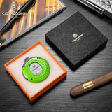 Coupe-Cigare Semi-Automatique en Acier Inoxydable Lisse, Double Face, Coupe Plate et en V Cigarloong