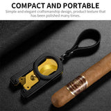 Ciseaux à Cigares Pliables, Voyage Portable, Sac de Rangement Inclus Cigarloong