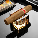 Porte-Cigare de Grand Calibre, Fente Dédiée Multifonctionnelle, Verre Plat et Vertical, Mini Portable Cigarloong