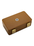 Humidor Portable à Main, Couvercle Rabattable, Style Rétro Créatif, Hygromètre Externe Cigarloong