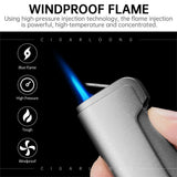 Ensemble Fumeur 3 Pièces : Briquet Droit, Coupe-Cigare, Cendrier Grand Diamètre Cigarloong