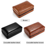 Humidor portable en bois de cèdre briquet