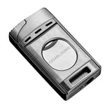 Allume-Cigare Coupe-Vent Portable 3 en 1, Guillotine de Luxe, Voyage Cigarloong