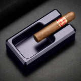 Cendrier à Cigares Portable en Métal, Porte-Cigare Grand Calibre, Fente Unique Cigarloong