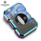 Coupe-Cigare Mini Portable de Voyage en Forme de V, Lame Tranchante en Acier Inoxydable, Modèle Exquis Cigarloong