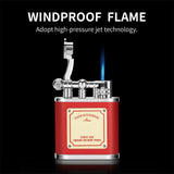 Ensemble d'Accessoires pour Fumeurs de Cigares, Coupe-Cigare de Bureau, Humidificateur, Briquets, Porte-Cendrier, 6 Pièces Cigarloong