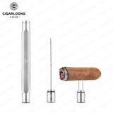 Aiguille à Cigare 2 en 1 avec Fourchette Intégrée, Portable et Élégante Cigarloong