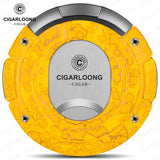 Coupe-Cigare Semi-Automatique en Acier Inoxydable Lisse, Double Face, Coupe Plate et en V Cigarloong