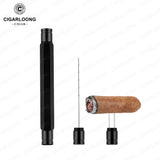 Aiguille à Cigare 2 en 1 avec Fourchette Intégrée, Portable et Élégante Cigarloong