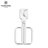 Coupe-Cigare Portable, Lame Acier Inoxydable, Étui en Cuir Cigarloong