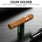 Ensemble Fumeur 3 Pièces : Humidor, Allume-Cigare, Coupe-Cigare Cigarloong
