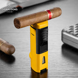 Briquet Coupe-Vent avec Porte-Cigare en Diamant Cigarloong