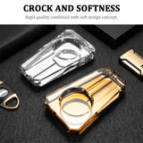 Cendrier à Cigares en Verre et Cristal, Grand Diamètre Cigarloong