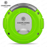 Coupe-Cigare Semi-Automatique en Acier Inoxydable Lisse, Double Face, Coupe Plate et en V Cigarloong