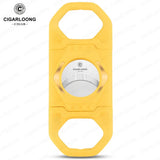 Coupe-Cigare Acier Inoxydable, Lame Lisse avec Porte-Cigarette Cigarloong