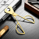 Ciseaux Cigares Lame Lisse Inox - Cigarium™