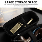 Sac à Pipe pour Organiser les Tuyaux et Accessoires, à Fermeture Éclair, Portable Cigarloong