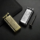 Briquet à Cigare avec Perceuse Intégrée, Motifs Bronze Antique Cigarloong