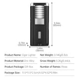 Briquet Multifonctionnel 4 en 1 avec Support de Voyage