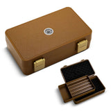 Humidor Portable à Main, Couvercle Rabattable, Style Rétro Créatif, Hygromètre Externe Cigarloong
