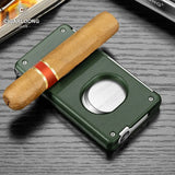 Coupe-Cigare Multifonctionnel 5 en 1, Coupe Plate en V, Porte-Cigare Caché Cigarloong