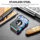 Coupe-Cigare Mini Portable de Voyage en Forme de V, Lame Tranchante en Acier Inoxydable, Modèle Exquis Cigarloong