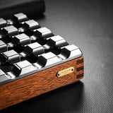 Cendrier Cigare en Bois Massif et Aluminium, Grand Diamètre, Multi-Cannelures, Design Unique Cigarloong