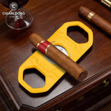 Coupe-Cigare Acier Inoxydable, Lame Lisse avec Porte-Cigarette Cigarloong