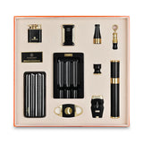 Allume-Cigare Multifonctionnel, Coffret Cadeau 3 Pièces, Coupe-Cigare, Étui à Cigares Cigarloong