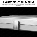 Humidor à Cigares en Aluminium Léger et Portable, Doublure Cèdre Scellée, Lot de 10 Cigarloong