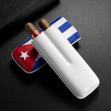 Nouvel Étui à Cigares en Cuir Portable de Voyage, Boîte Anti-Humidité, Cadeau Créatif pour Hommes Cigarloong