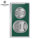 Coupe-Cigare Multifonctionnel en Acier Inoxydable, Coupe Plate et en V, Poinçon Dissimulé Cigarloong