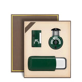 Coffret Cadeau Fumeur de Cigares, Étui, Briquet, Coupe-Cigares Cigarloong