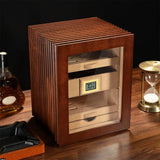 Humidificateur de Cigares Grande Capacité, Bois de Cèdre, 55 ou 115 Cigares Cigarloong