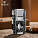 Allume-Cigare Multifonctionnel 6 en 1, Coupe en V, Coupe Plat, Perceuse, Porte-Cigare Cigarloong